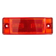 Roadpro RP-1284R 8 LED Marker Lt with Rect.lens - Red - 6x2