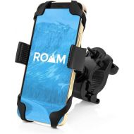 Roam Bike Phone Mount - Adjustable Handlebar of Motorcycle Phone Mount for Electric, Mountain, Scooter, and Dirt Bikes - Bike Phone Holder Compatible w/ iPhone & Android Cell Phone