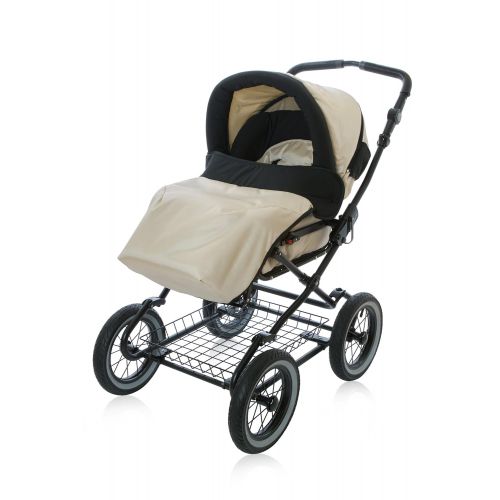  [아마존베스트]Roan Rocco Classic Pram Stroller 2-in-1 with Bassinet and Seat Unit - Pearl