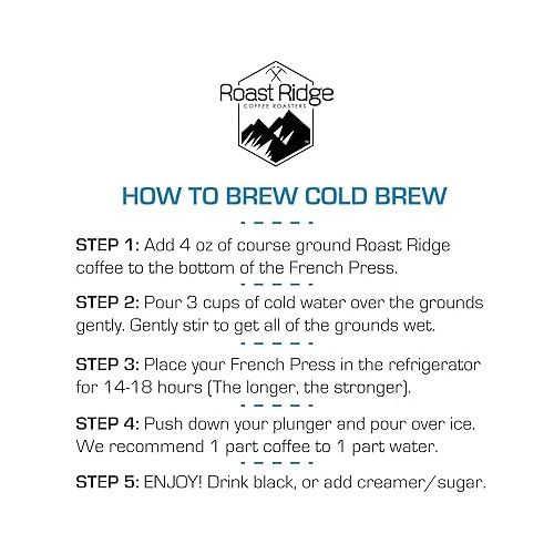  Roast Ridge Ground Cold Brew Coffee Blend, 2 lb.