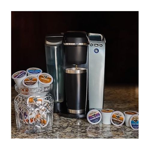  Roast Ridge Single Serve Coffee Pods for Keurig K-Cup Brewers, Variety Pack, 100 Count (20 each: Salted Caramel, Southern Pecan, Chocolate Mocha, Hazelnut, French Vanilla)