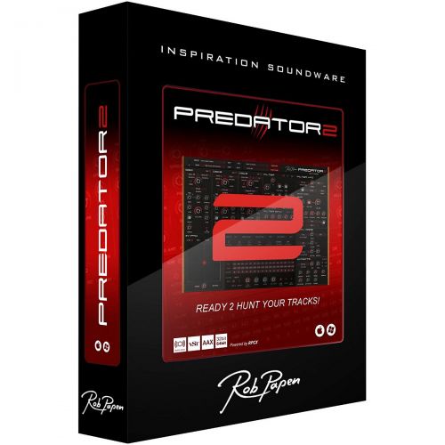  Rob Papen},description:Rob Papens Predator 2 is the much-anticipated sequel to the original that has inspired many artists and composers, and has appeared on countless records. Jus