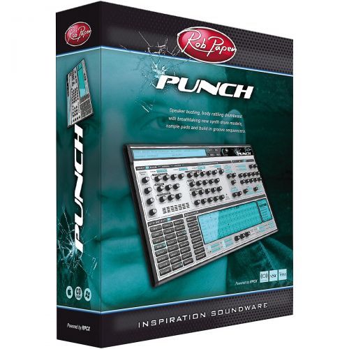  Rob Papen},description:Rob Papens Punch is a speaker-busting, body-rattling virtual drum synthesizer loaded with profesional features for the contemporary producer. Create your own