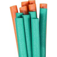 Robelle 12-Pack Pool Noodles, Teal and Orange