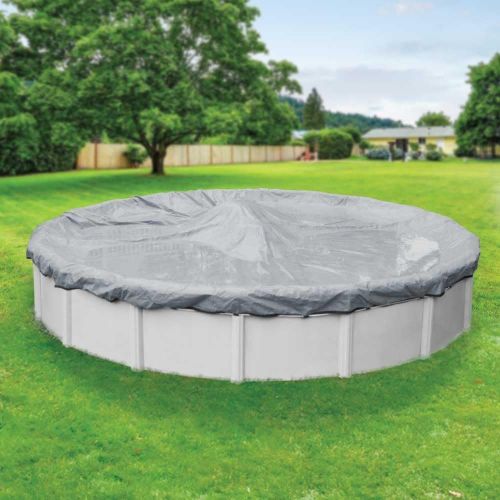  Robelle 3015-4 Ultra Winter Pool Cover for Round Above Ground Swimming Pools, 15-ft. Round Pool