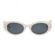 Roberi & Fraud White Betty Sunglasses