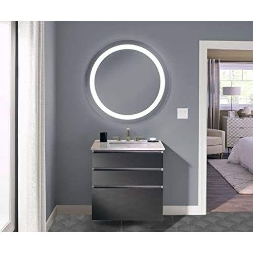  Robern YM0030CIFPD4 4000K Temperature Inset Pattern Vitality 30 Circle Lighted Mirror