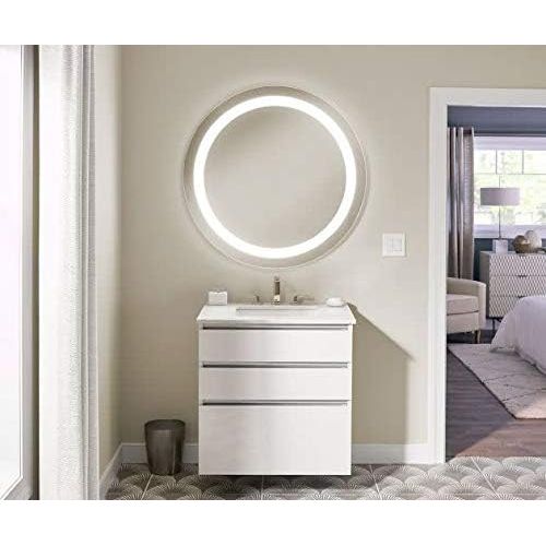  Robern YM0030CIFPD4 4000K Temperature Inset Pattern Vitality 30 Circle Lighted Mirror