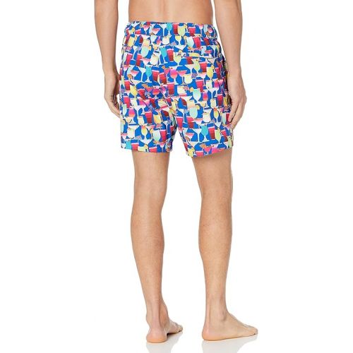  Robert Graham Men's Standard Poolside Drinks Woven Swim