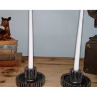 Robertcollocola industrial gear candle holders