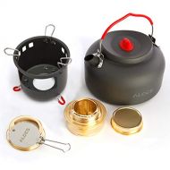 Robincure CW-K04-PRO Fashion Outdoor Kettle Set Travel Camping Picnic Cookware Pot Black