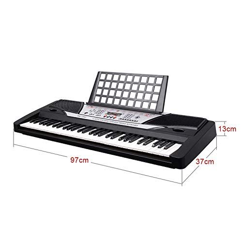  Robincure 61 Key Standard Electronic Piano Keyboards for Kids Toddlers Adults Beginners Led Display Electronic Organ Instrument