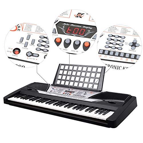  Robincure 61 Key Standard Electronic Piano Keyboards for Kids Toddlers Adults Beginners Led Display Electronic Organ Instrument