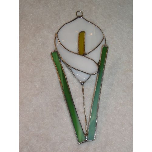  Robinsglassworld Calla Lily Suncatcher