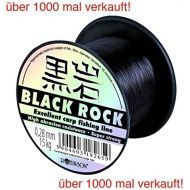 [아마존베스트]Robinson Black Rock Angelschnur monofile Sehne Karpfen - 7 Starken