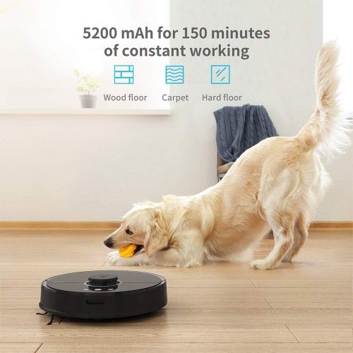  [아마존핫딜][아마존 핫딜] Roborock S5 Robot Vacuum and Mop, Smart Navigating Robotic Vacuum Cleaner with 2000Pa Strong Suction, Wi-Fi & Alexa Connectivity for Pet Hair, Carpet & All Types of Floor