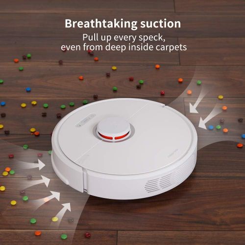  [아마존핫딜][아마존 핫딜] Roborock S6 Robot Vacuum, Robotic Vacuum Cleaner and Mop with Adaptive Routing, Selective Room Cleaning, Super Strong Suction, and Extra Long Battery Life, Works with Alexa(White)