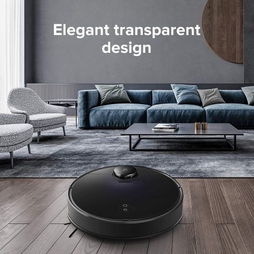  Roborock S4 Robot Vacuum, Precision Navigation, 2000Pa Strong Suction, Robotic Vacuum Cleaner with Mapping, Ideal for Pet Hair, Low-Pile Carpets & Most Floor Types