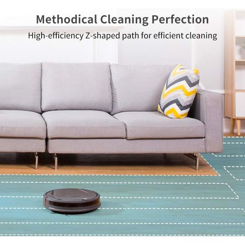  roborock E35 Robot Vacuum and Mop: 2000Pa Strong Suction, App Control, and Scheduling, Route Planning, Handles Hard Floors and Carpets Ideal for Homes with Pets