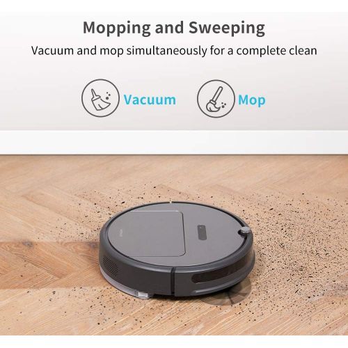  roborock E35 Robot Vacuum and Mop: 2000Pa Strong Suction, App Control, and Scheduling, Route Planning, Handles Hard Floors and Carpets Ideal for Homes with Pets