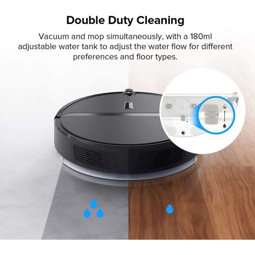  Roborock E4 Mop Robot Vacuum and Mop, 2000Pa Powerful Suction, App Control, Scheduling and Route Planning, Self-Charging Robotic Vacuum Cleaner, Ideal for Pets and Carpets