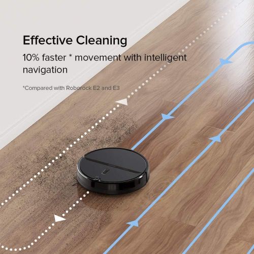  Roborock E4 Mop Robot Vacuum and Mop, 2000Pa Powerful Suction, App Control, Scheduling and Route Planning, Self-Charging Robotic Vacuum Cleaner, Ideal for Pets and Carpets