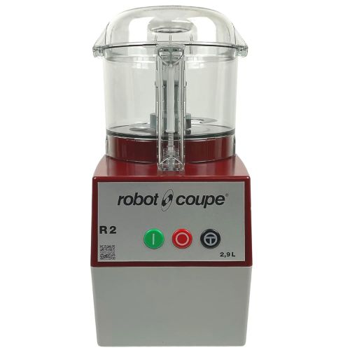  Robot Coupe R2B CLR Commercial Cutter Mixer With 2.9 Liter Clear Polycarbonate Batch Bowl, 1 HP, 120 Volts