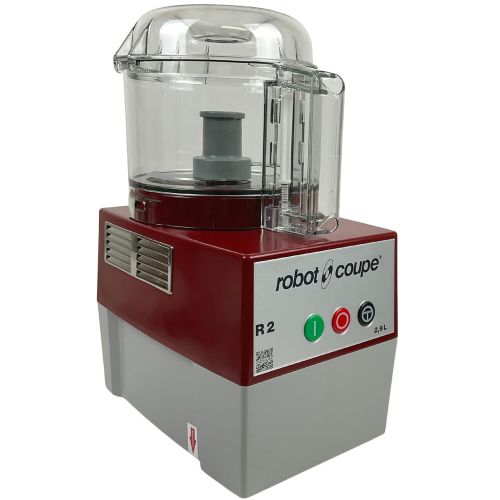  Robot Coupe R2B CLR Commercial Cutter Mixer With 2.9 Liter Clear Polycarbonate Batch Bowl, 1 HP, 120 Volts