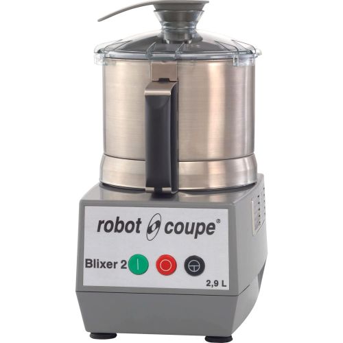  Robot Coupe BLIXER2 Blixer Vertial Commercial Blender/Mixer, 2.5 Quart - 2.9-Liter Bowl, Stainless Steel Batch Bowl and Single High-Speed, 120v,BLIXER 2