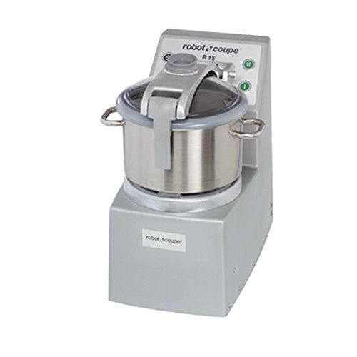  Robot Coupe R15 2-Speed Vertical Cutter Mixer Food Processor with 15-Quart Stainless Steel Bowl, 208-240v/3ph