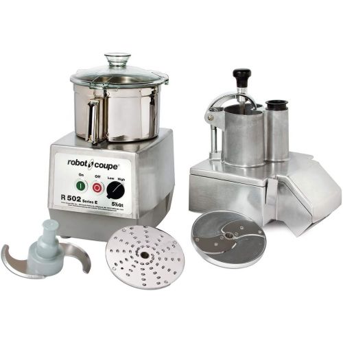  Robot Coupe R502 Combination Continuous Feed/Batch Bowl Food Processor