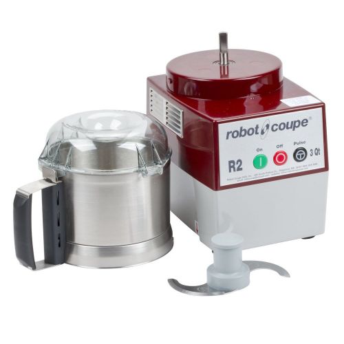  Robot Coupe R 2 N Ultra Continuous Feed Combination Food Processor with 3 qt. Stainless Steel Bowl - 120V