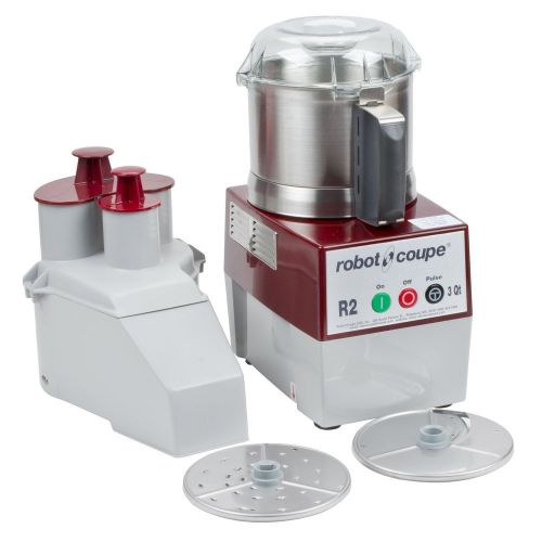  Robot Coupe R 2 N Ultra Continuous Feed Combination Food Processor with 3 qt. Stainless Steel Bowl - 120V