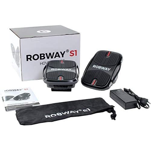  Robway S1 Hovershoes 2in1 Hoverboard - UL2272 Akku - 2 x 250 Watt Motor - Verbindungsstange - Self Balance - LED Beleuchtung