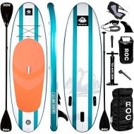 Roc Inflatable Stand Up Paddle Boards with Premium SUP Paddle Board Accessories, Wide Stable Design, Non-Slip Comfort Deck for Youth & Adults