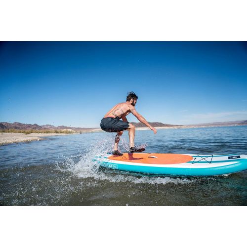  Roc Inflatable Stand Up Paddle Board with Premium sup Accessories & Backpack, Non-Slip Deck, Waterproof Bag, Leash, Paddle and Hand Pump.