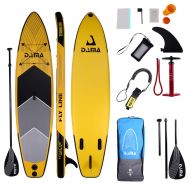 Roc DAMA Inflatable Stand up Paddle sup Board Board,fin,Carry Bag,Paddle,Hand Pump,Leash,Repairing kit,mobilephone Waterproof Bag,All Round Board,for Beginners Youth and Adult