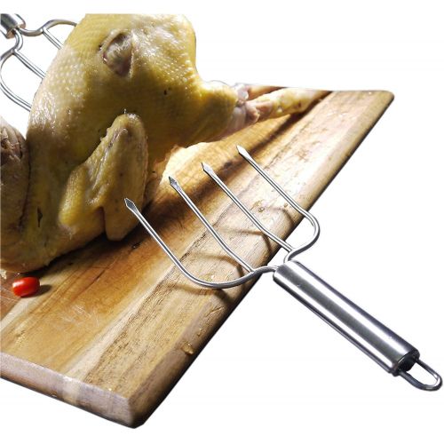  Rocaware Thanksgiving Turkey Lifter Serving Set, Roaster Poultry Forks,Set of 2