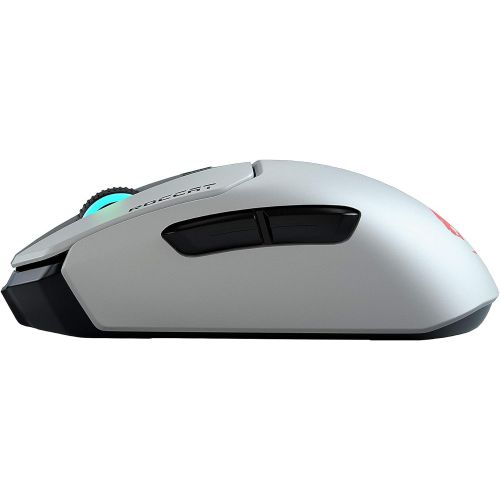  [아마존베스트]Roccat Kain 202 AIMO RGB Gaming Maus (16.000 DPI Owl-Eye Sensor, Kabellos, Titan Click Technologie), weiss