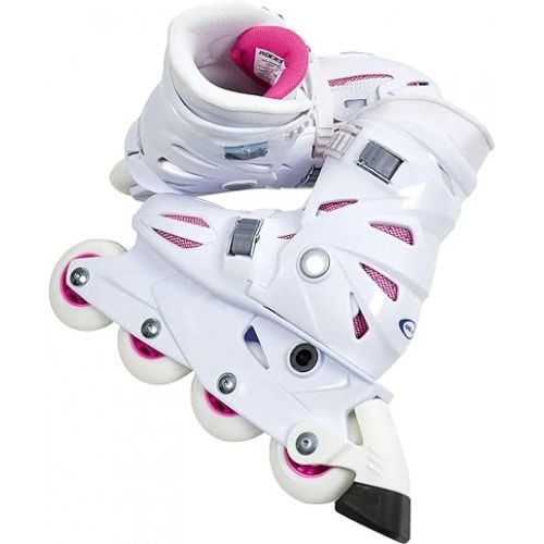  Roces Kids' Orlando III Outdoor Adjustable Size Breathable Comfort 4-Wheel Racing Inline Skates