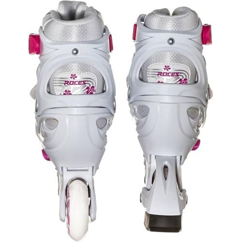  ROCES Girls' Jokey 3.0 Outdoor Adjustable Size Comfort 4-Wheel Children Racing Inline Skates with Micrometric Buckle, Polypropylene Shell & Frame