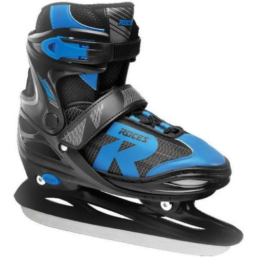  Roces Boys Jokey 2.0 Figure Ice Skate Superior Italian Adjustable Black/Blue