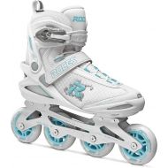 Roces 400796 Womens Model Pic Art Inline Skate, US 7W, WhiteAzure