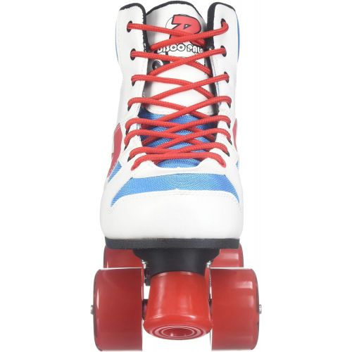  Roces Unisex Disco Palace Fitness Quad Skates Roller Skate RedWhiteMint 550039