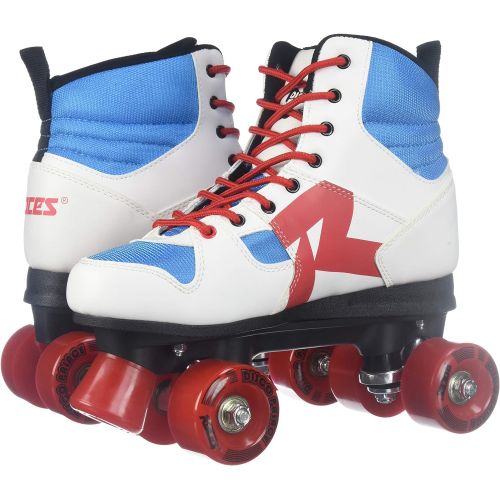  Roces Unisex Disco Palace Fitness Quad Skates Roller Skate RedWhiteMint 550039