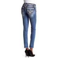 Rock Revival Faded Stitched Skinny Jeans