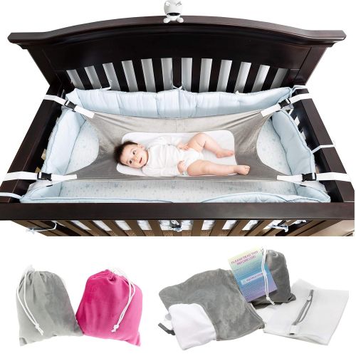  Rock Solid Dealzzz Baby Hammock for Crib - Safe Comfy Bed for Newborn, Mimics Womb in Bassinet with 3X...