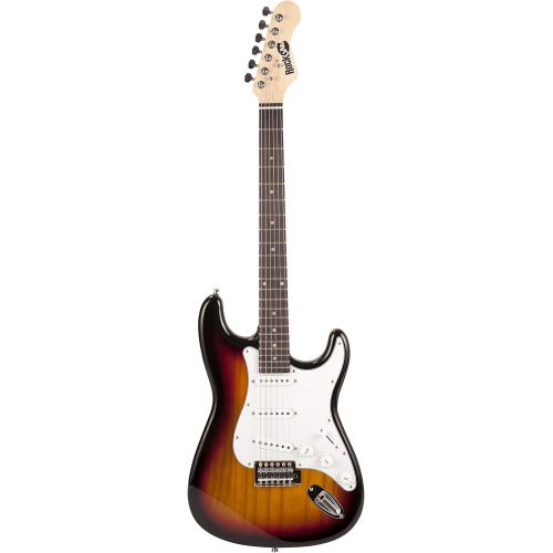  RockJam 6 ST Style Electric Guitar Super Pack with Amp, Gig Bag, Strings, Strap, Picks, Sunburst (RJEG02-SK-SB)