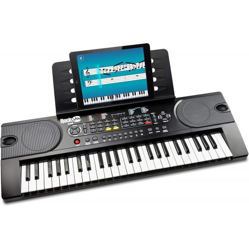  [아마존베스트]RockJam (RJ549) 49-Key Portable Electric Keyboard Piano With Power Supply, Sheet Music Stand and Simply Piano App