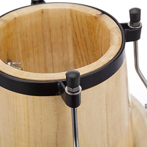  [아마존베스트]RockJam Technote 7 inch and 8 inch Bongo Set - Natural Wood